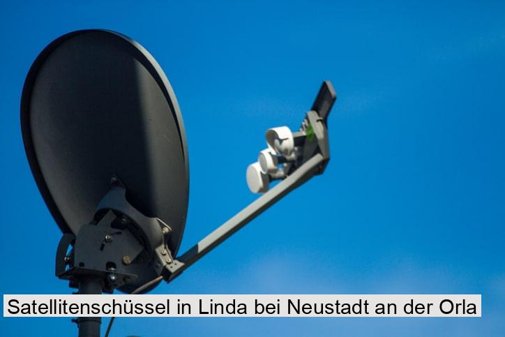 Satellitenschüssel in Linda bei Neustadt an der Orla